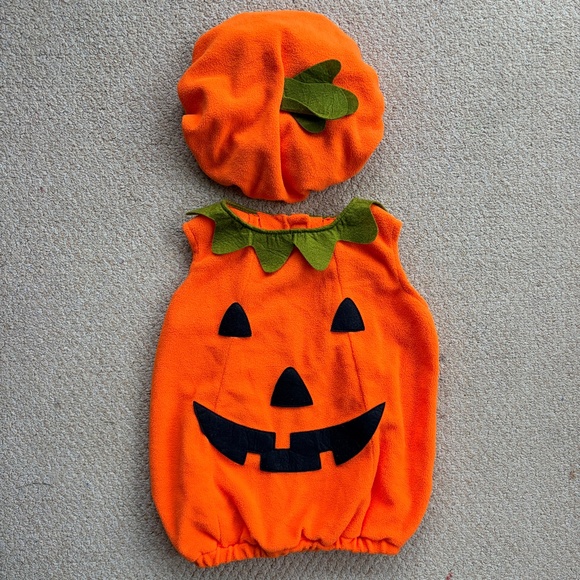 Pottery Barn Kids Pumpkin Costume Size 2T-3T - Picture 3 of 7